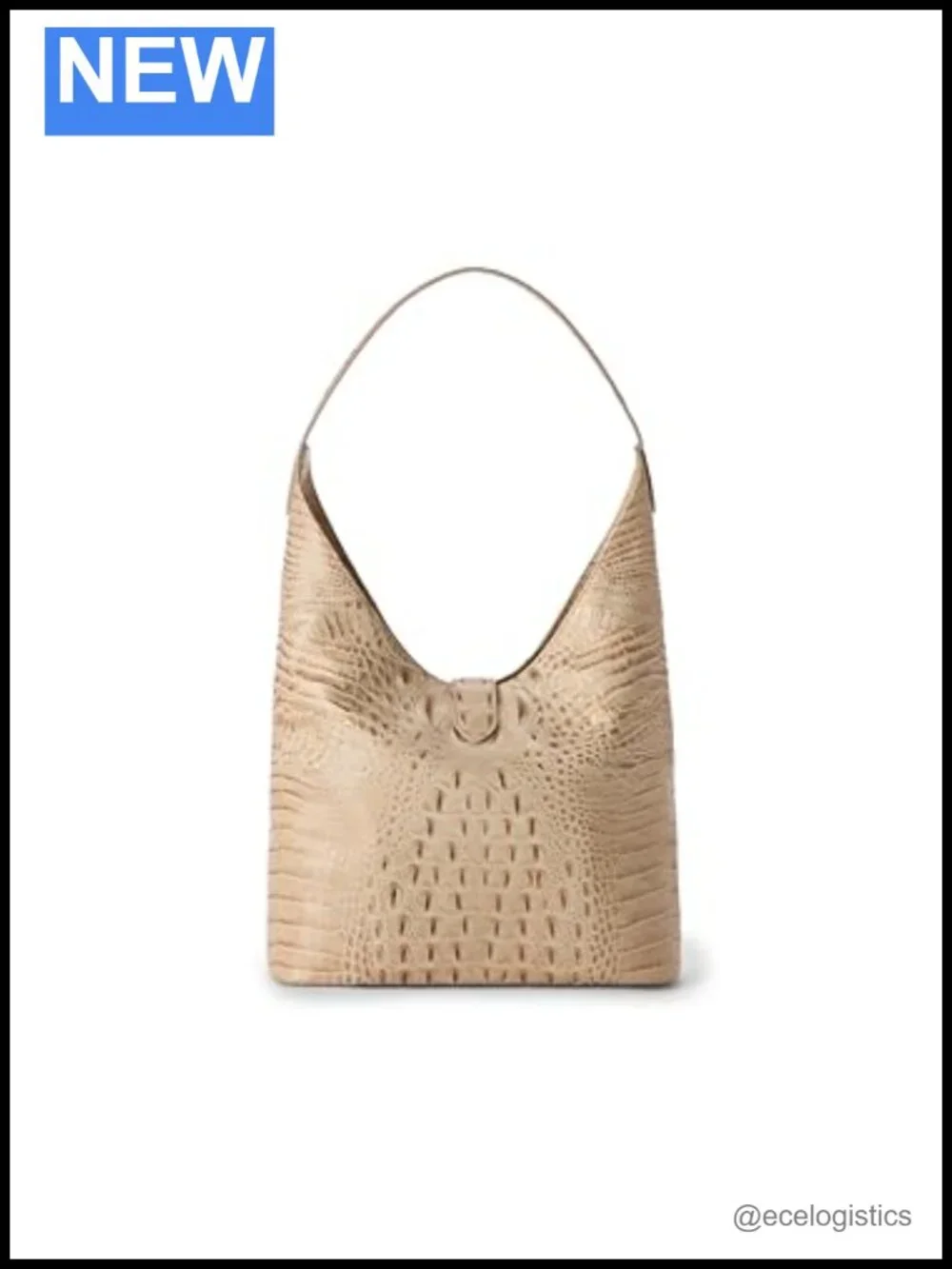 Leather Hobo Crossbody Bag with Hidden Magnet Closure Adjustable Strap
